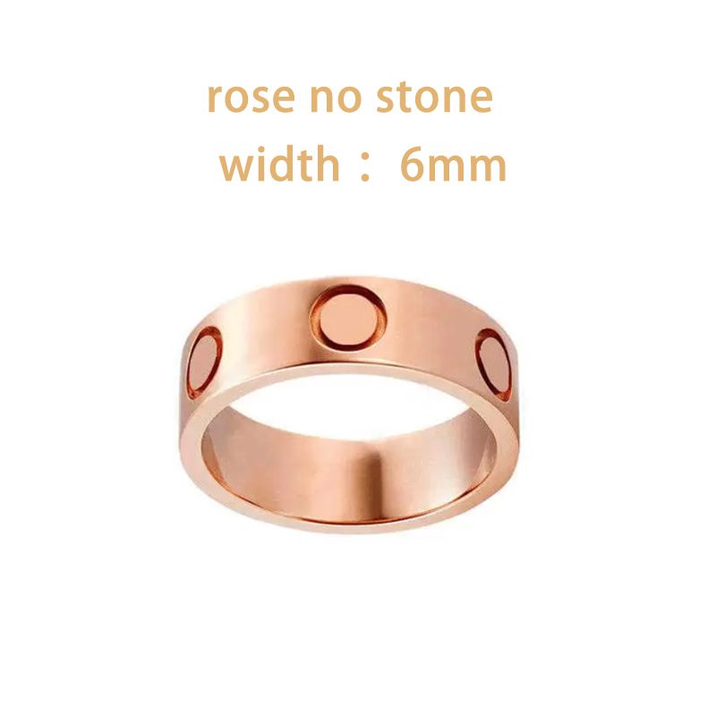 6mm rose no stones