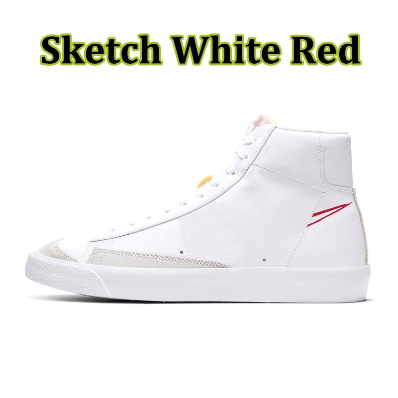 24 Sketch White Red