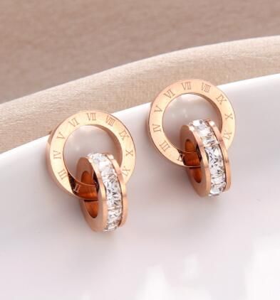 rose gold earring