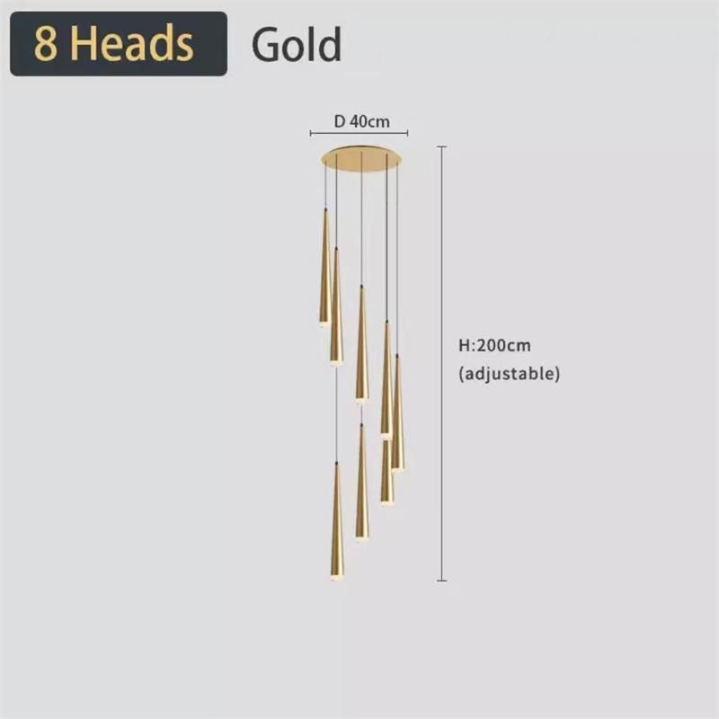 8 Heads-r Gold Cold White