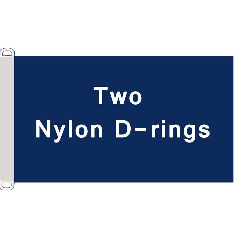 Nylon D Rings-60 x 90 см (2х3 фута)