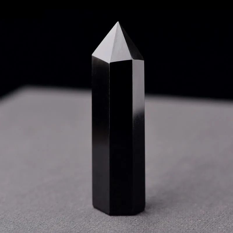 عمود الكريستال من Obsidian (5-9 سم) 50-90G