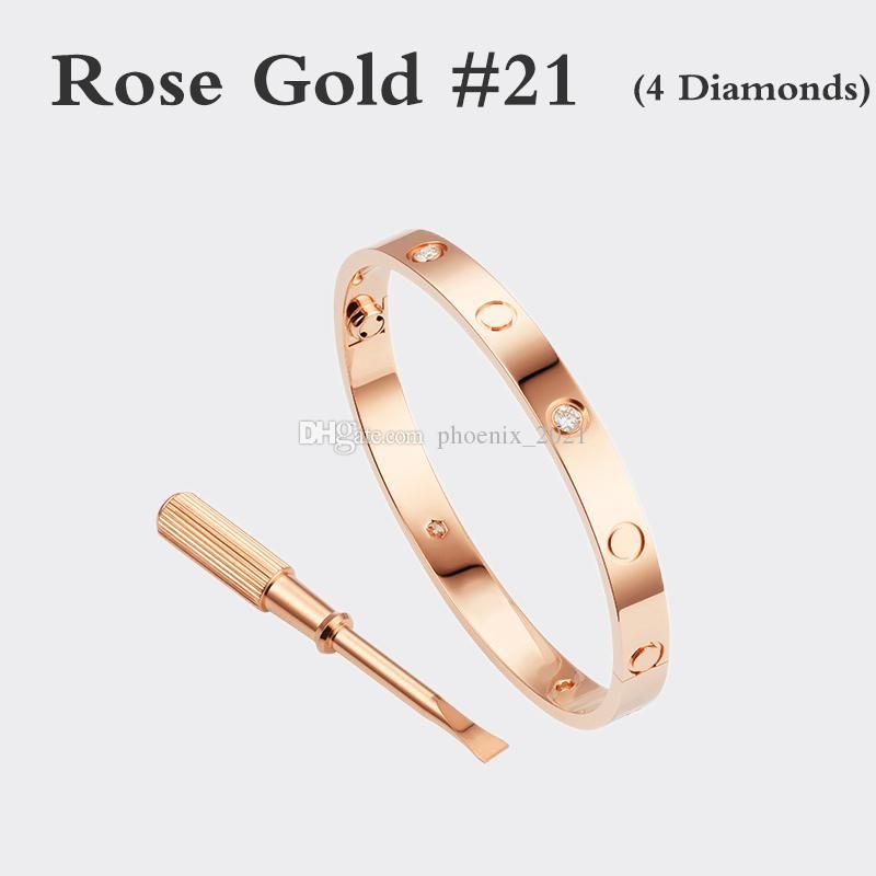 Rose Gold #21 (4 Diamonds)