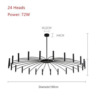 24heads czarne białe światło