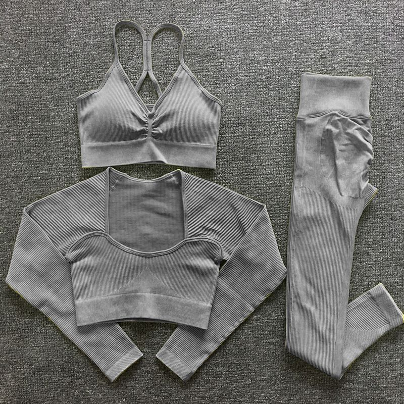 set 3pc con cinturino grigio