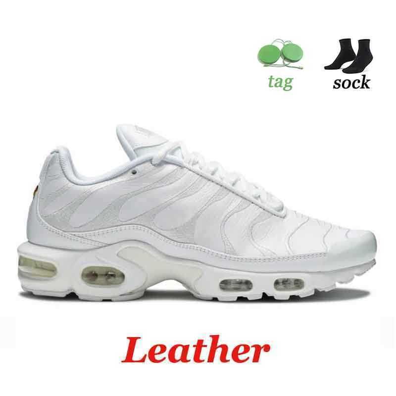 40-46 Triple White Leather