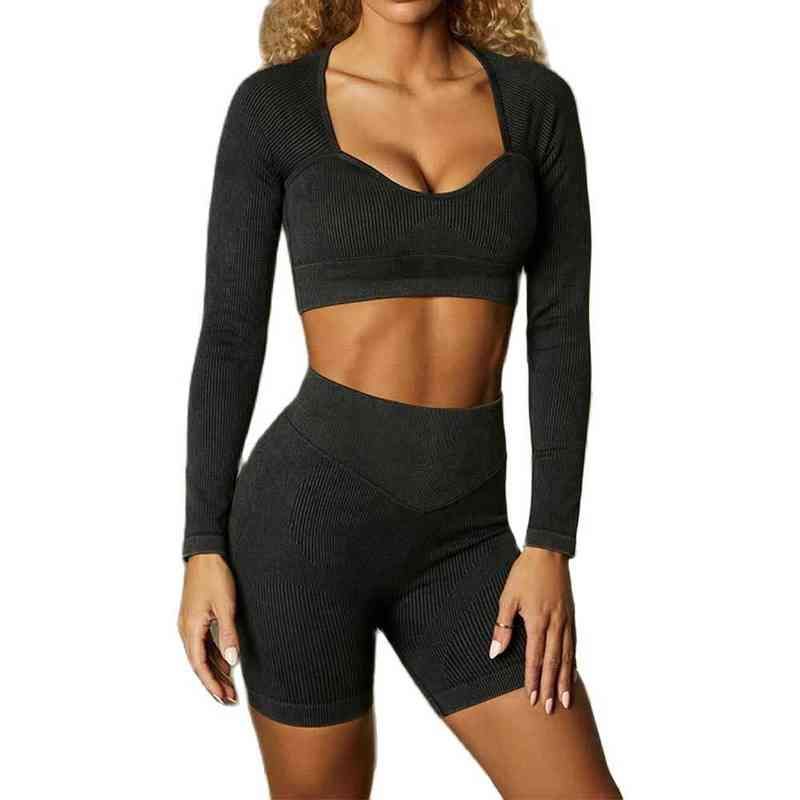 Schwarze Top -Shorts