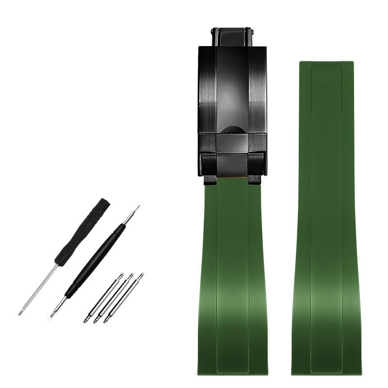 Zielona czarna klamra-20mm