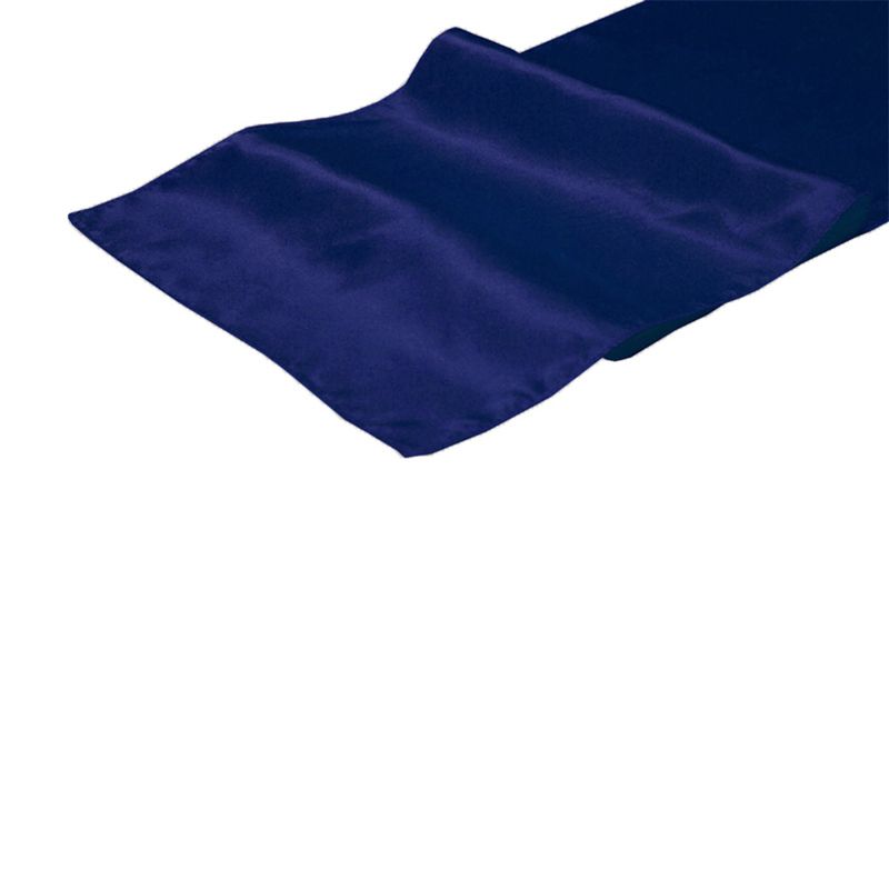 Navy Blue-Satin Table Runners-30x275см