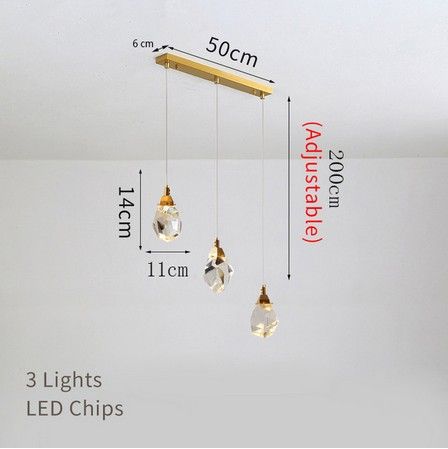 L50 W6cm 3 lights