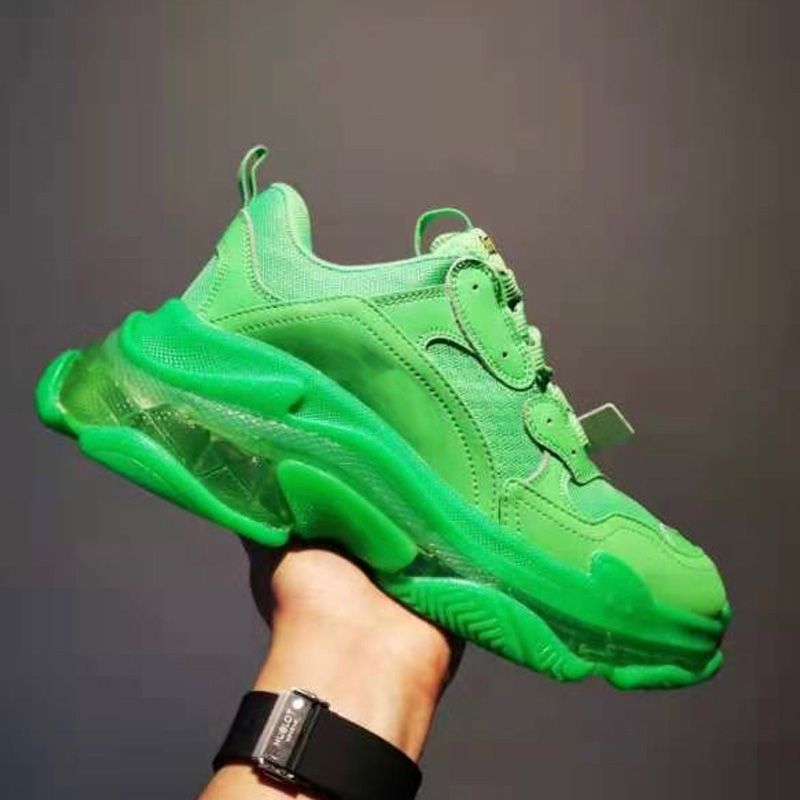 B5 Clear Sole Neon Green 36-45