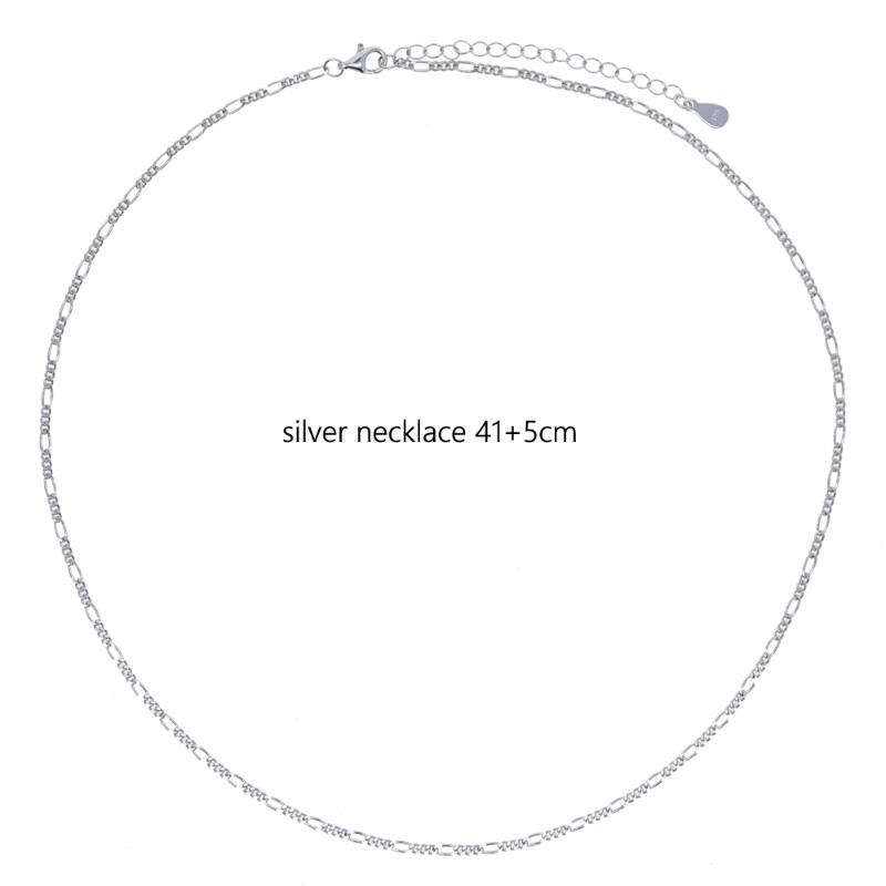 silver necklace