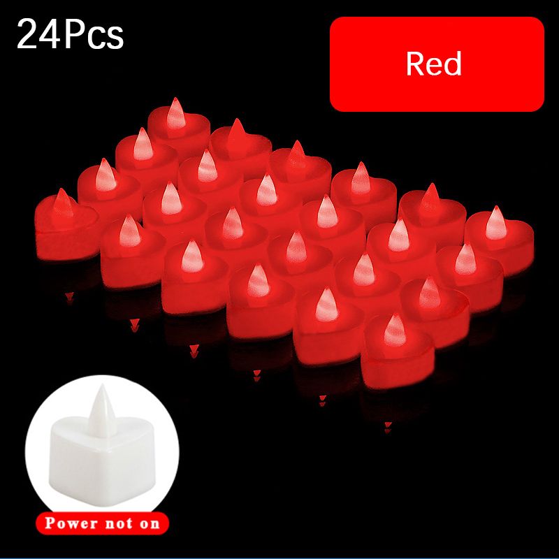 24 adet kırmızı