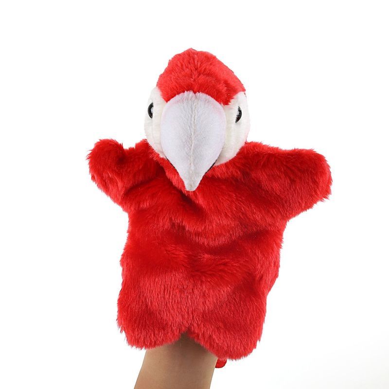 빨간 앵무새 동물