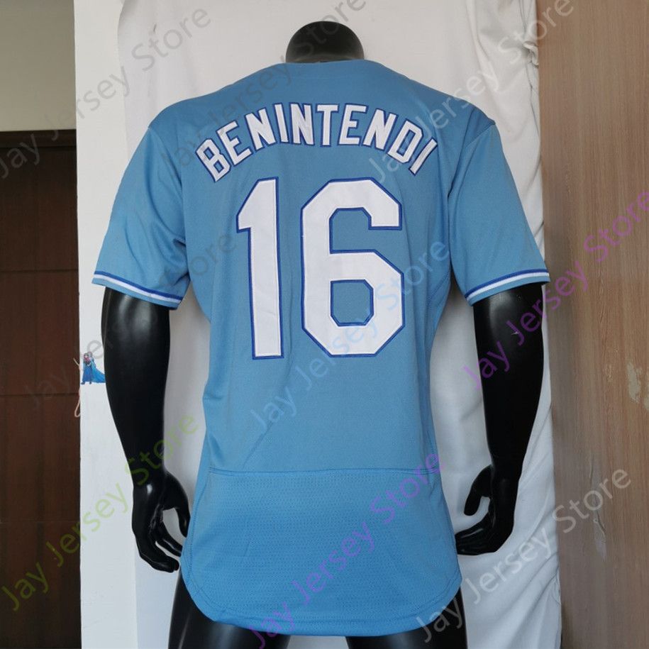 16 Andrew Benintendi Baby Blue Player