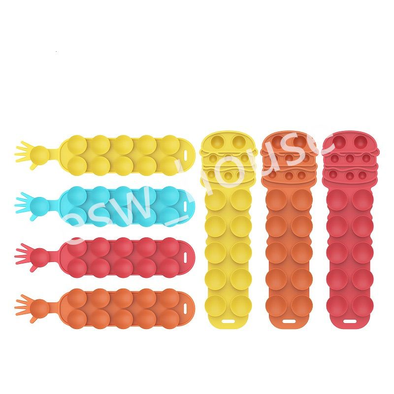 Jouets à Ventouse Silicone, 12PCS Jouet d'Aspiration pour Enfants