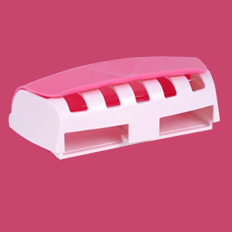 Pink brush holder