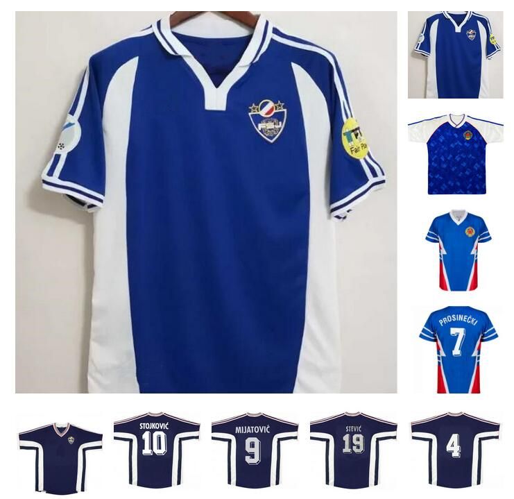 Considerar Que pasa juguete Copa Mundial Yugoslavia Retro Soccer Jersey 1990 1991 1998 1999 2000 Home Blue Away White #9 Milosevic #10 Stojkovic Vintage Classic Football Shirts Thai Quality Por Yang137, 13,3 € | DHgate Considerar Que pasa juguete Copa Mundial Yugoslavia Retro Soccer Jersey 1990 1991 1998 1999 2000 Home Blue Away White #9 Milosevic #10 Stojkovic Vintage Classic Football Shirts Thai Quality Por Yang137, 13,3 € | DHgate
