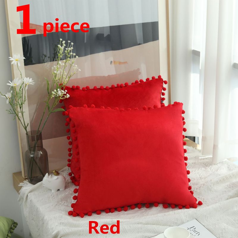 45x45cm Velvet-7251Red