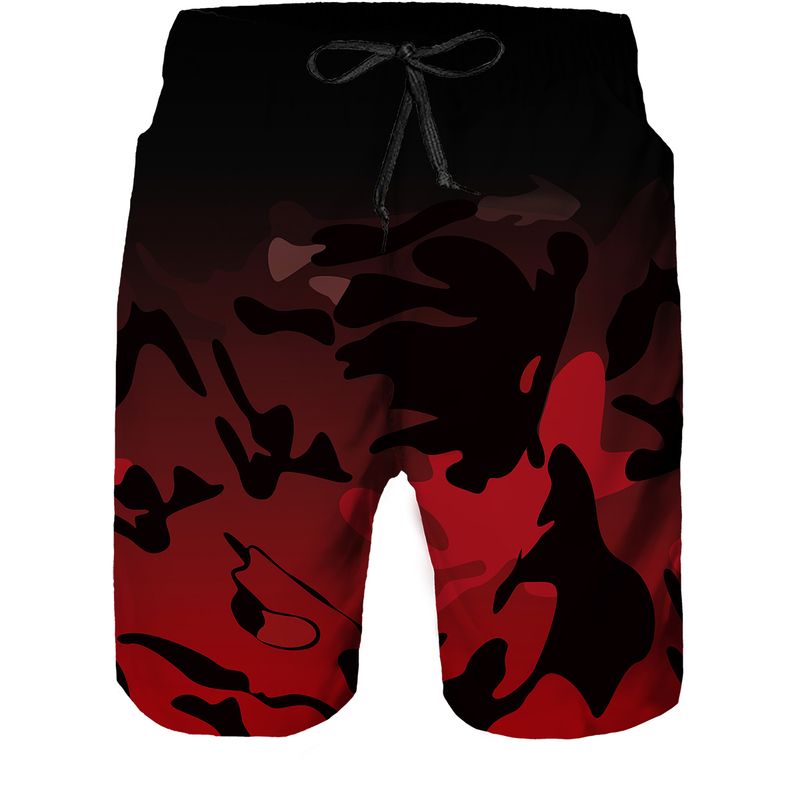 Shorts-red Black