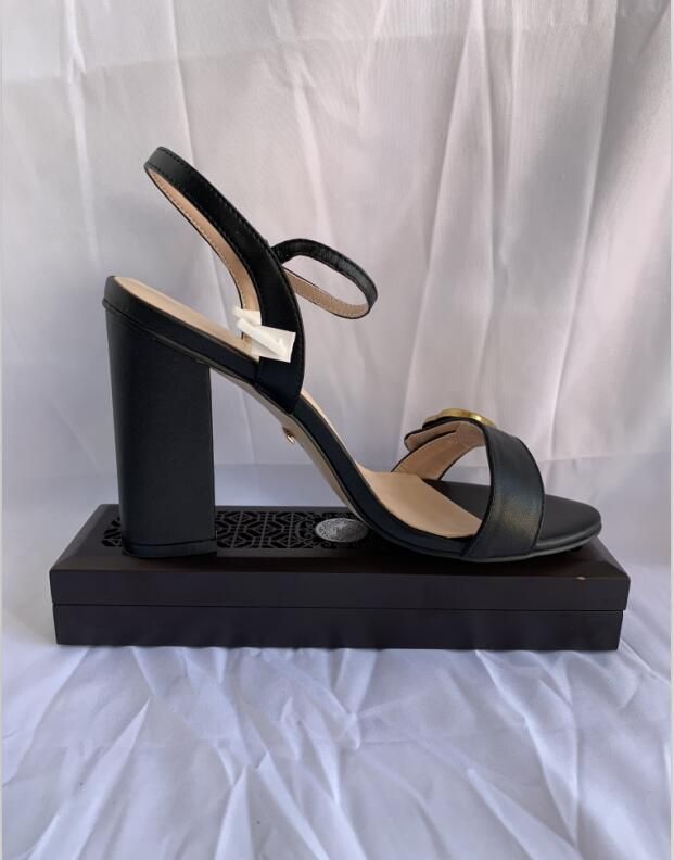 #2 black leather 11cm heel