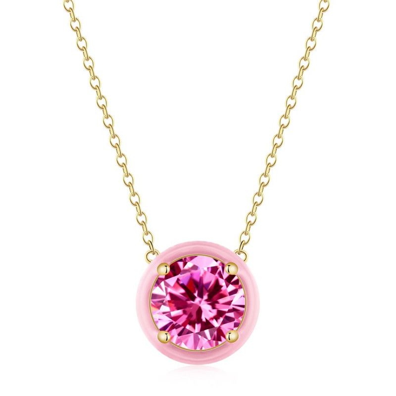 Gold Pink Circle