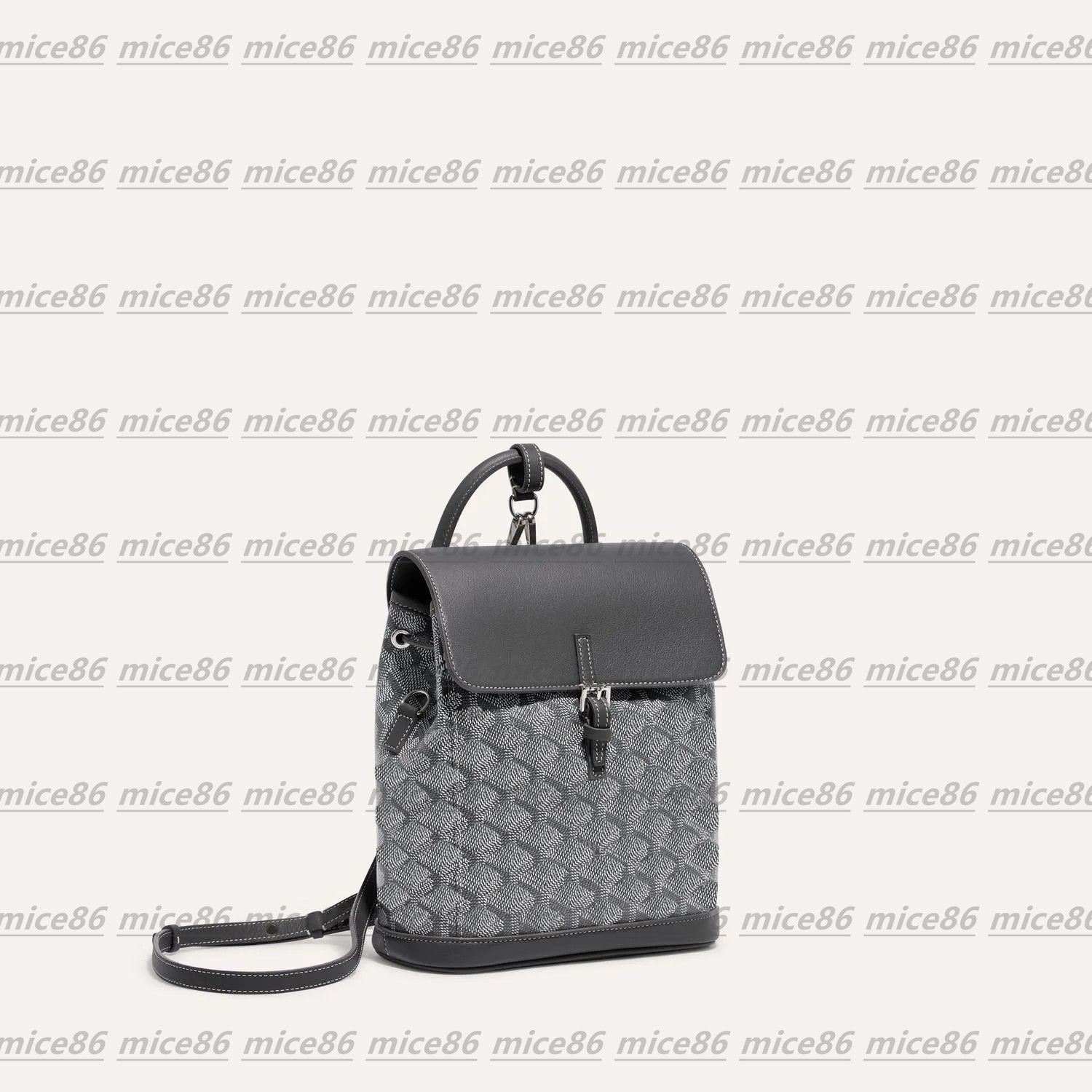 Goyard Goyardine Mini Alpin Backpack - White Backpacks, Handbags