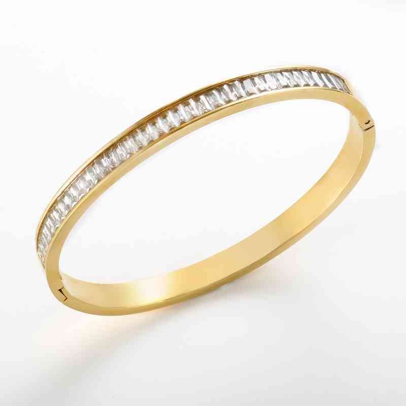 Gold-Tennis Bangle