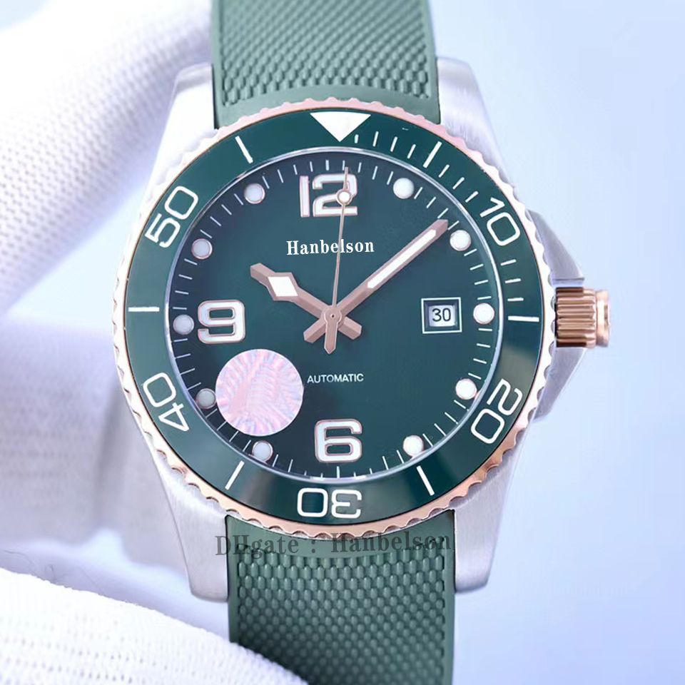 Rose Gold Bezel (quadrante verde)