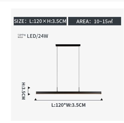 L120CM الضوء الأبيض