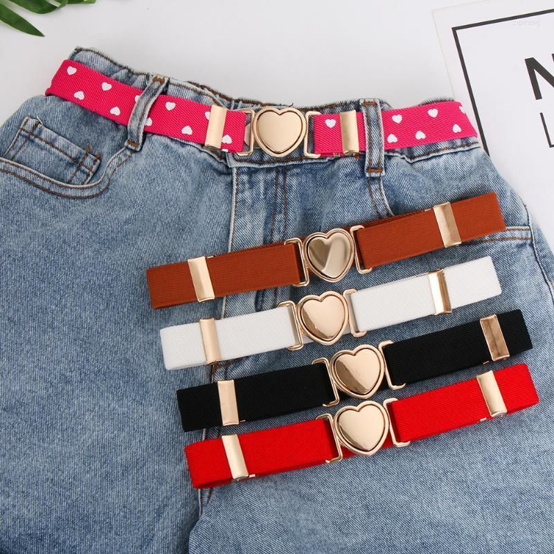 Cinturones para niños adolescentes elásticos cinturas cinturón para niñas de vestir