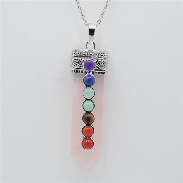 Collier de quartz rose