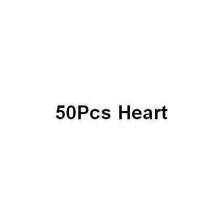 50pcs Herz-ein-Größe