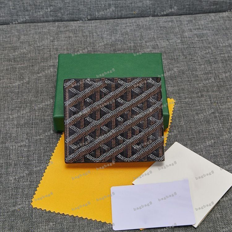 Inspired by Goyard Luxury Print Passport Holder Wallet 