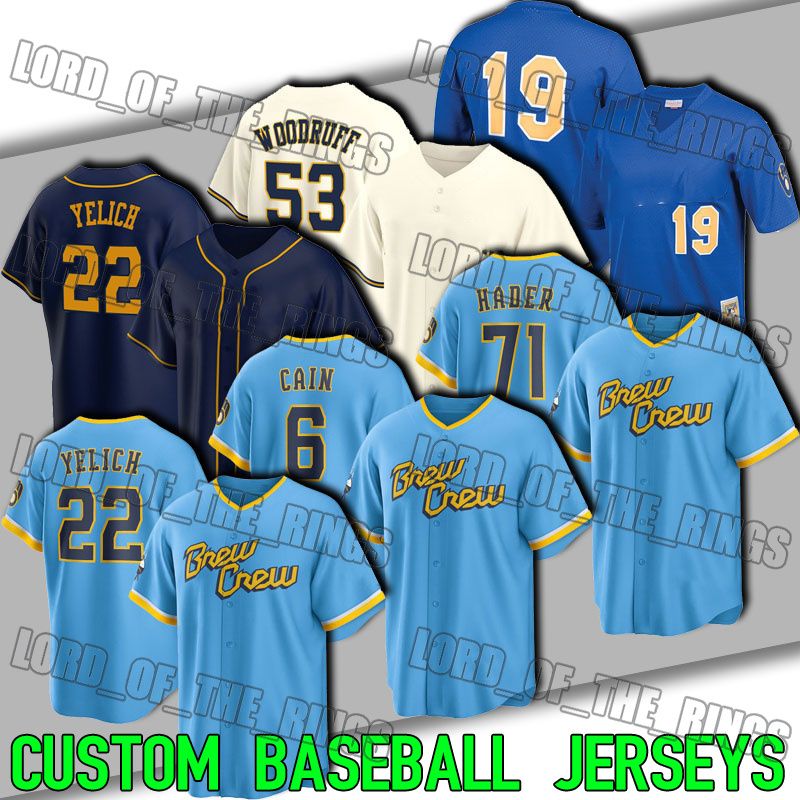 Milwaukee City Connect Baseball 22 Christian Yelich Jersey Willy