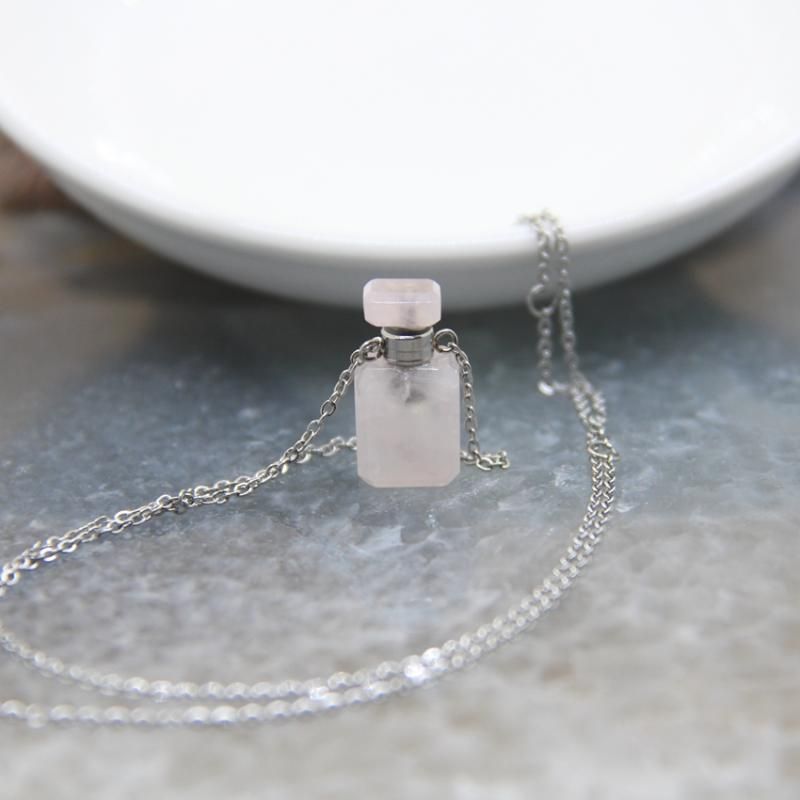 Rose Quartz Silver