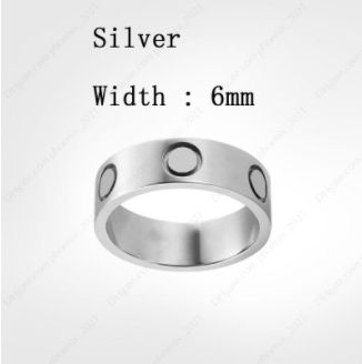 Silver6mm utan diamanter