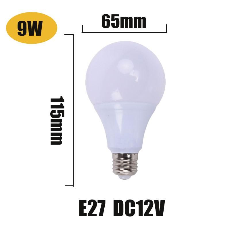 Lâmpada LED E27 12V 9W