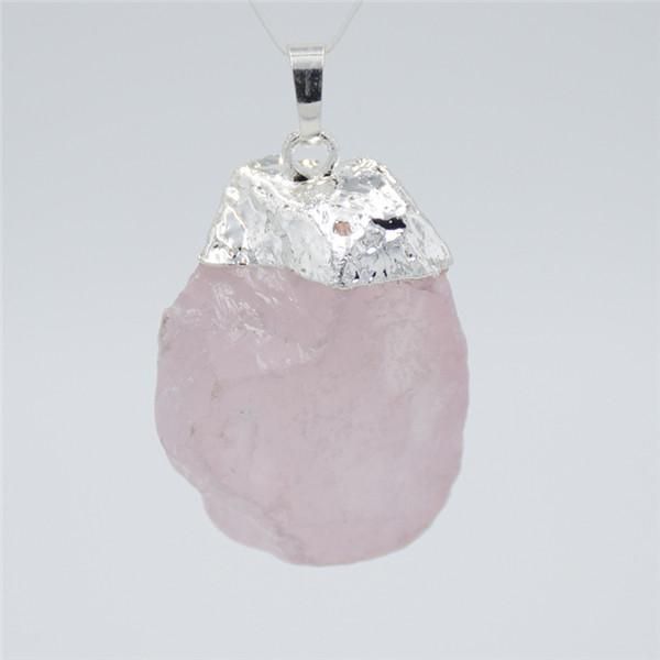 Roze kristal zilver