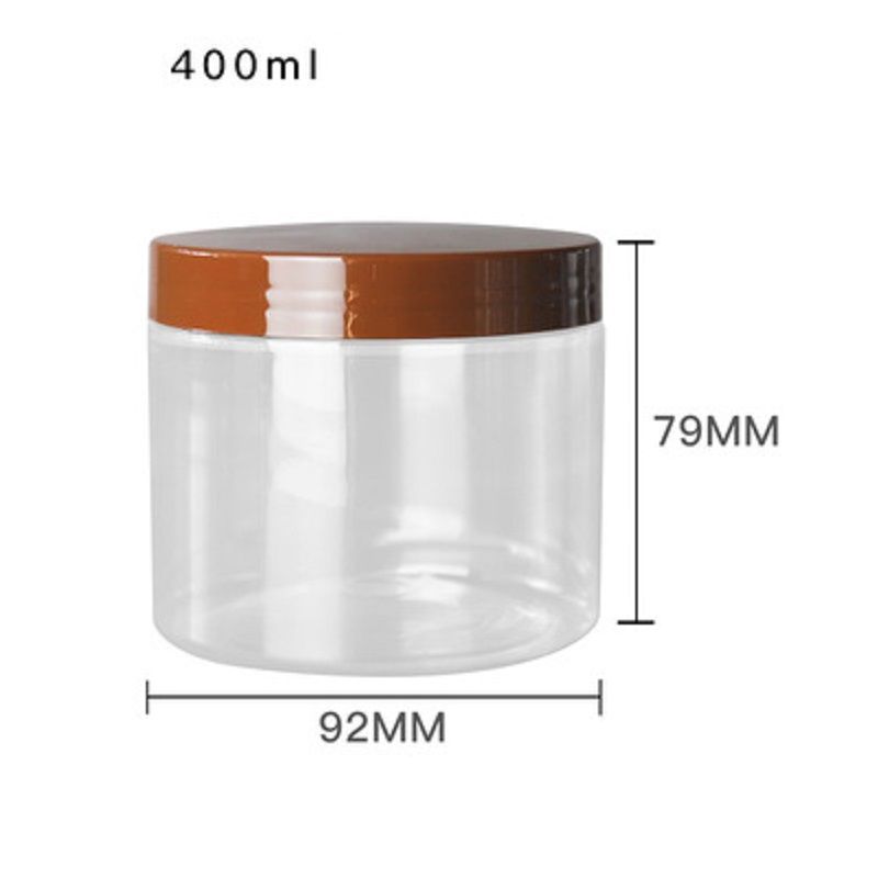 400G Brown Plastic Lid