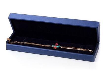 Collier de dessin bleu Box220 * 55 * 33mm