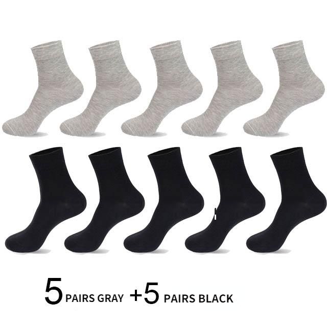 5 grå 5 svart