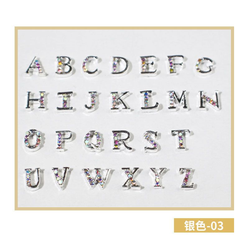 50pcs Letter3