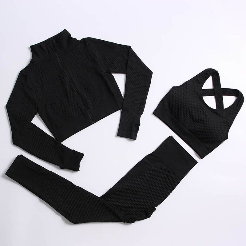 3 Pcs Set Black