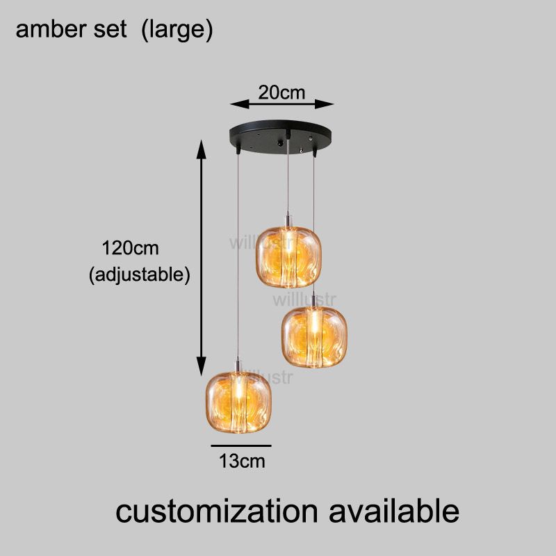 large amber set