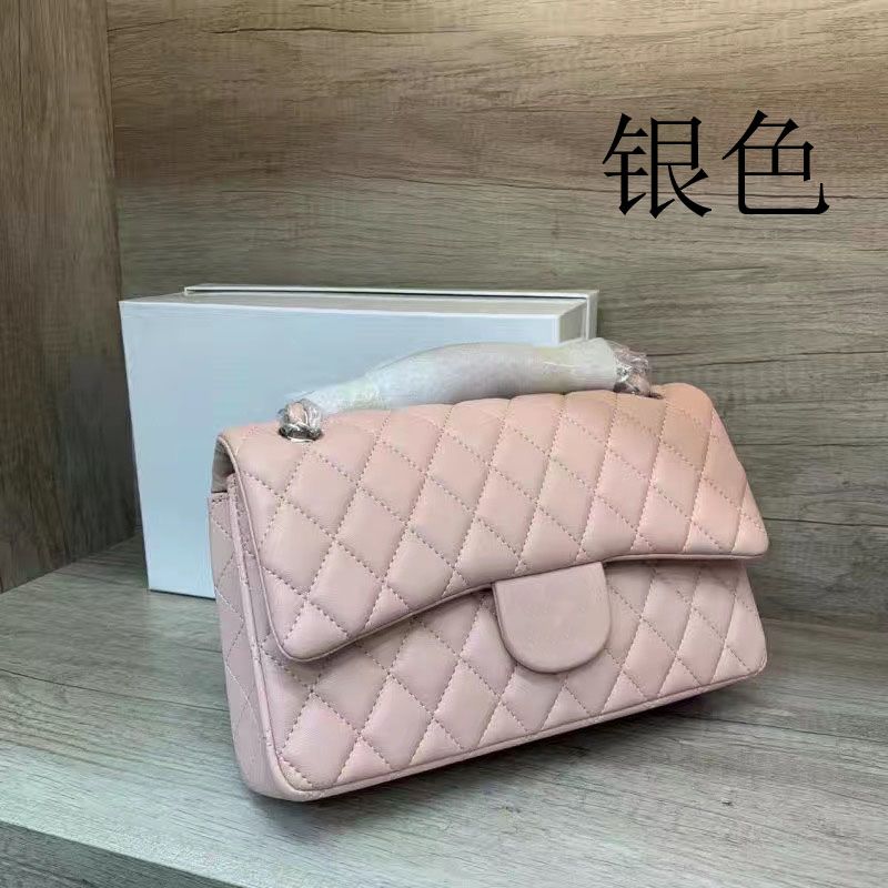 Cl11.Pink Bagsシルバーチェーン