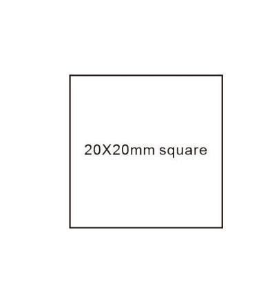 20x20 мм квадрат