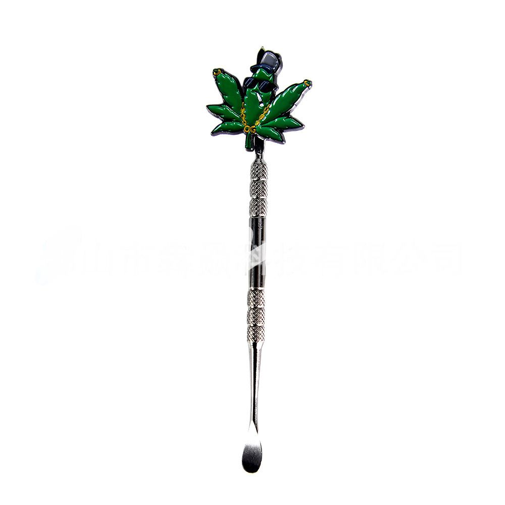 Hemp Leaf-Stainless Steel Spoon