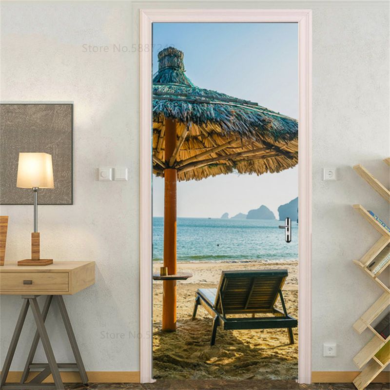 Sea Beach Wallpapers-95x215cm (taglio 2 pezzi)