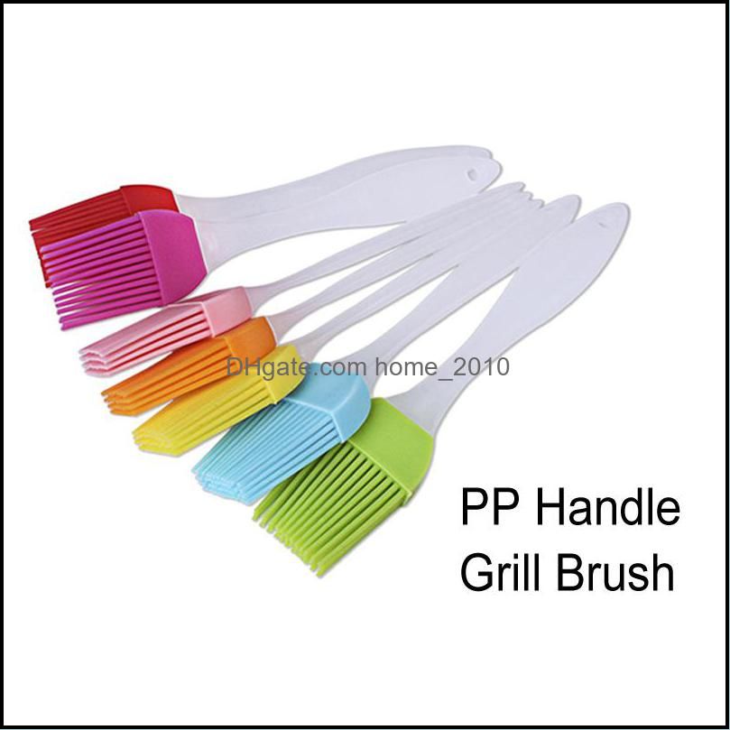 Red Pp Handle Grill Brush